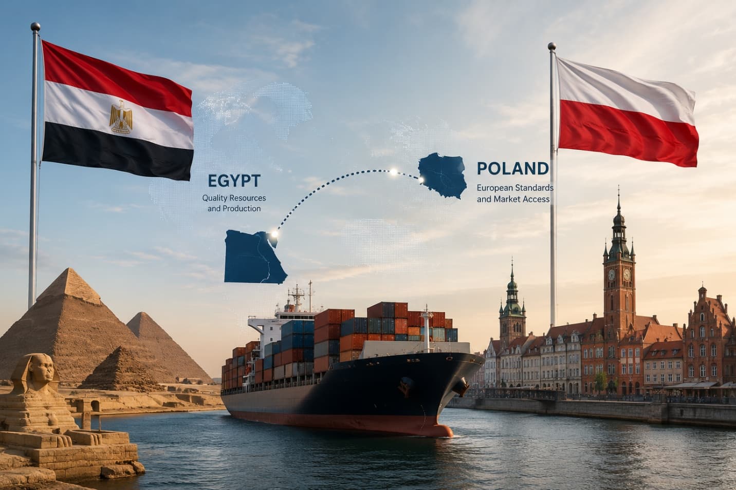 International shipping port